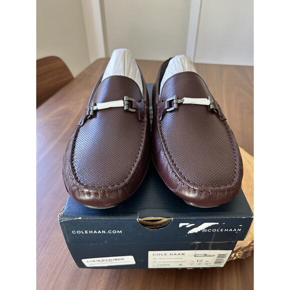 Cole Haan Men\'s Wyatt Bit Driver Style Bloodstone Size 12 New with Box main image 6